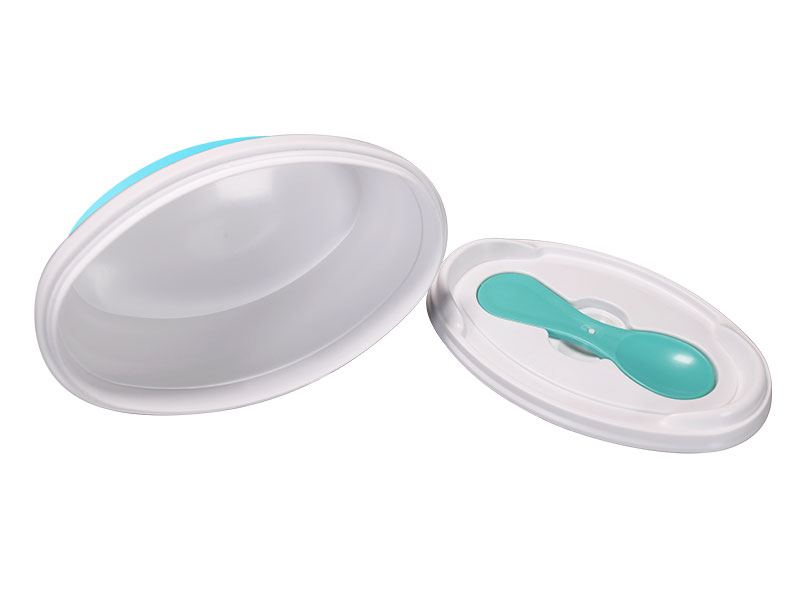 100g oval iml plastic yogurt container with lid and spoon 3