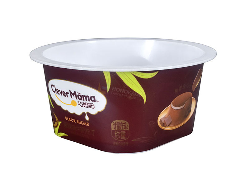 70g plastic yogurt cup as shape is bottom square and top round 1