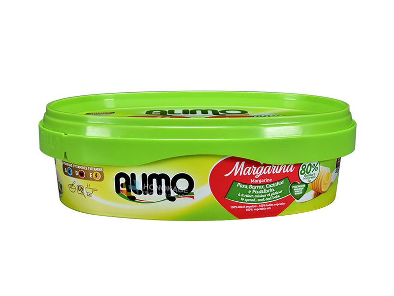 250g oval butter container made by polypropylene pp material 4