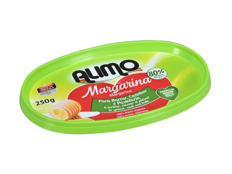 250g oval butter container made by polypropylene pp material 6