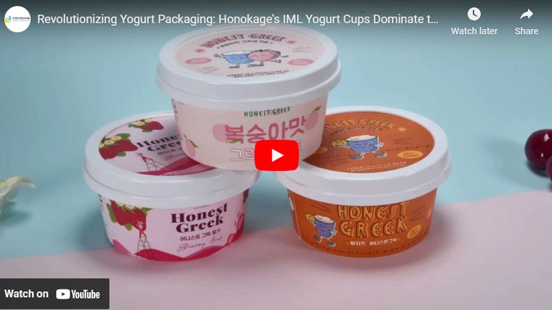 Embalaje revolucionario del Yogur: las tazas de yogur IML de Honokage dominan el mercado